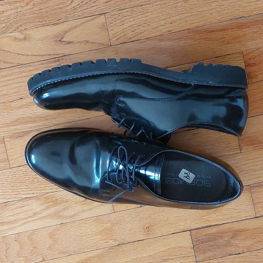 Boemos Italian made black oxford shoes